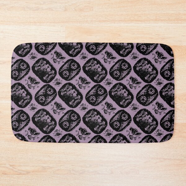 Item preview, Antique Furniture Decorations Scatter Mauve & Black designed and sold by Digitalmyth's Designs.