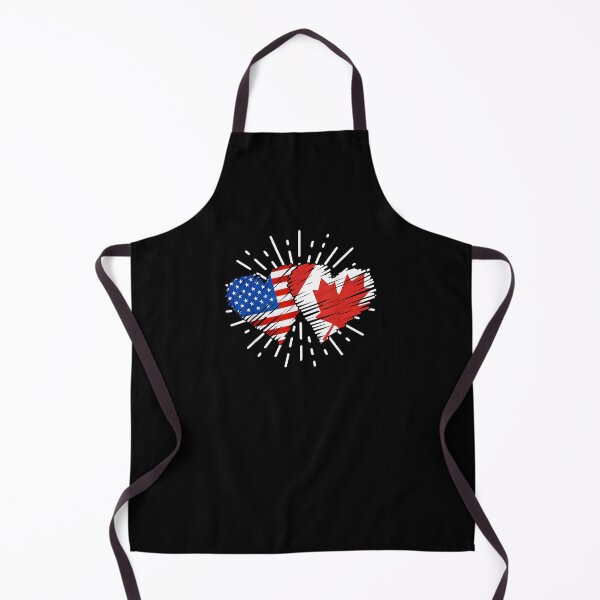 Item preview, Canada USA Friendship Heart With Flags Matching designed and sold by Cheesymatiion.