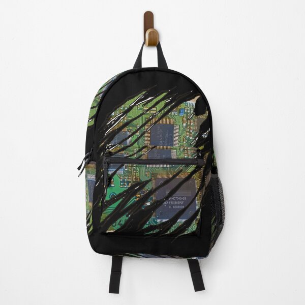 Item preview, Torn t-shirt with printed circuit board (PCB)  - gift - LOVE Geek designed and sold by Bukhisz.