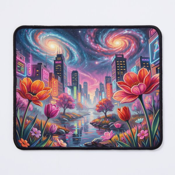Item preview, Desert Bloom Art in Vibrant Modern Colors and Organic Southwest Shapes designed and sold by FotoworldEdel.
