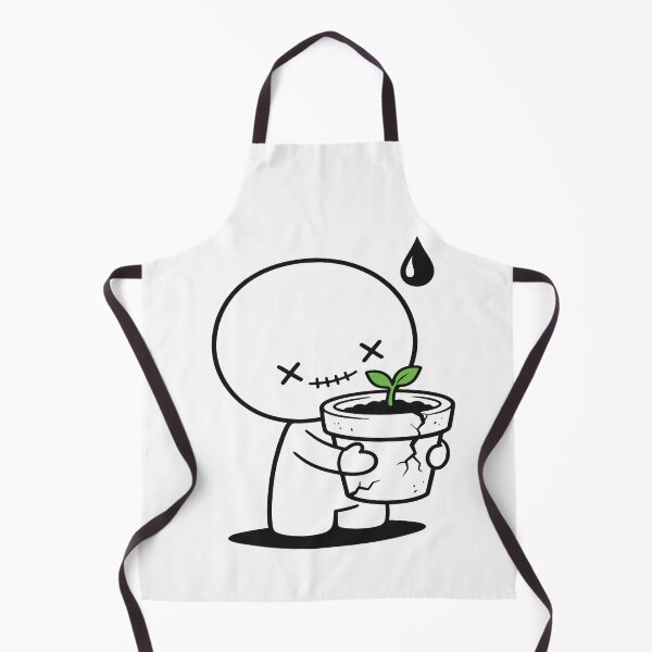 Item preview, Cute Character with Flower pot designed and sold by RaybenMedia.