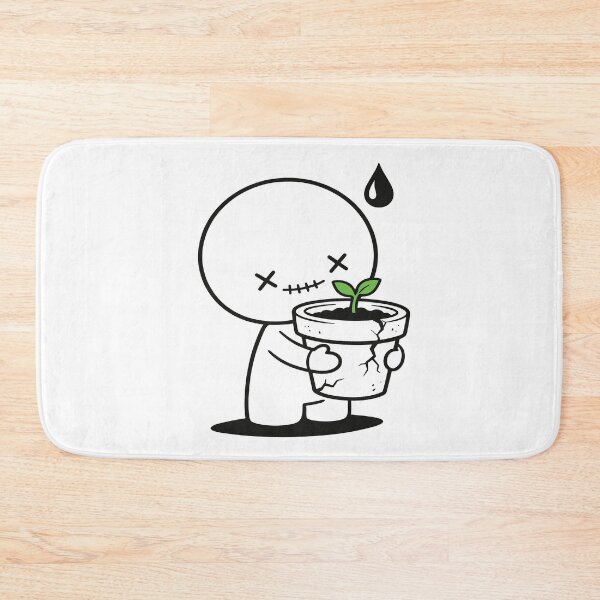 Item preview, Cute Character with Flower pot designed and sold by RaybenMedia.
