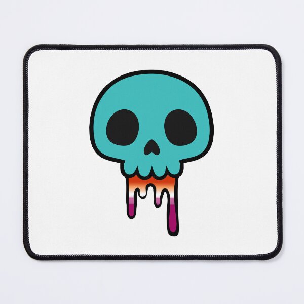 Item preview, Dripping Skull – Lesbian Pride Cute Dark Aesthetic Skull Design designed and sold by Cannaxes Studio.