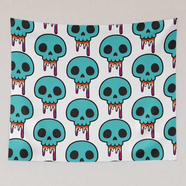 Item preview, Dripping Skull – Lesbian Pride Cute Dark Aesthetic Skull Design designed and sold by Cannaxes Studio.