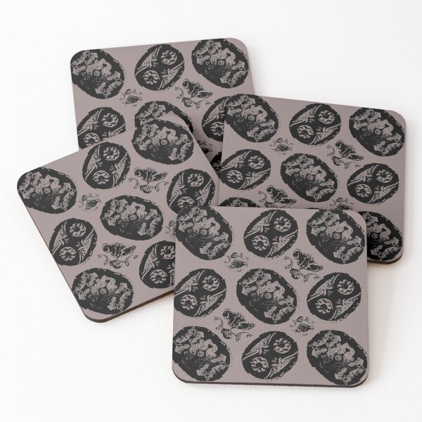 Item preview, Antique Furniture Decorations Scatter Tan & Black designed and sold by Digitalmyth's Designs.