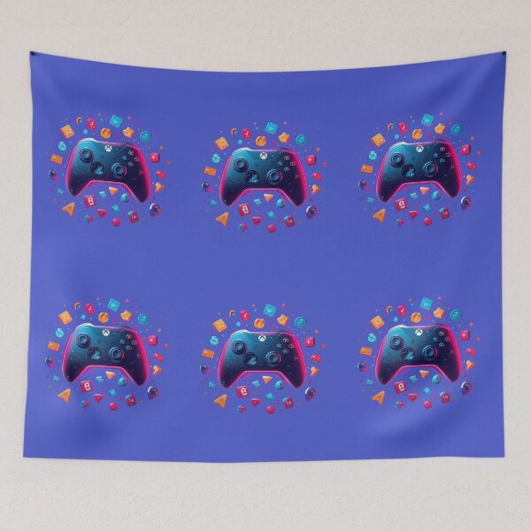 Item preview, Joystick Gaming Design - Retro Arcade Symbols Gamer Motif. designed and sold by LunaPrintCo.