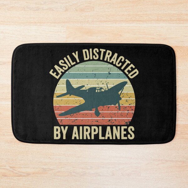 Item preview, Easily Distracted By Airplanes designed and sold by Shopeon Designs.