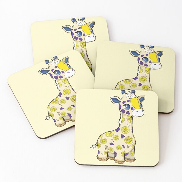 Item preview, Lemon Blueberry Tart Giraffe designed and sold by Doveyyy-Art.