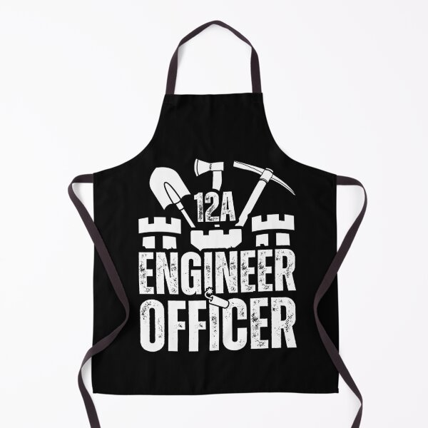 Item preview, 12A Engineer Officer Castle Top – Army MOS Design with Tools for Soldiers, Veterans & Military Leaders White Distressed Font designed and sold by GFamilyC.