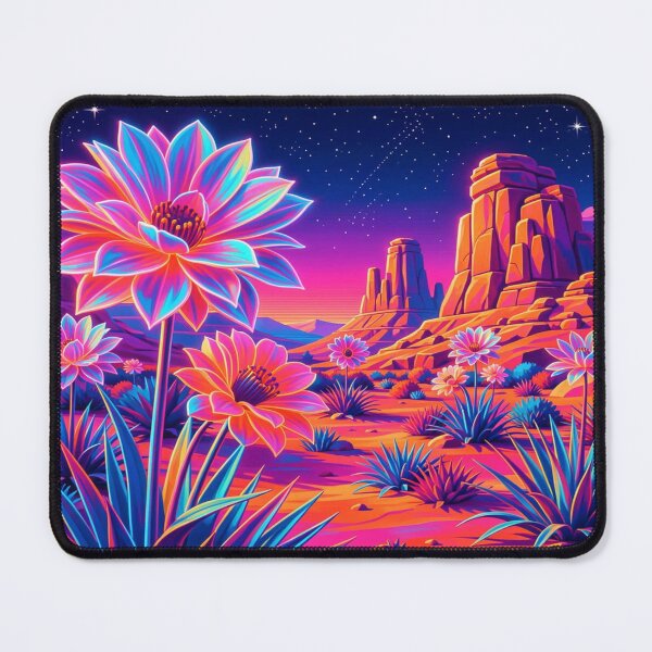 Item preview, Desert Bloom Art in Vibrant Modern Colors and Organic Southwest Shapes designed and sold by FotoworldEdel.