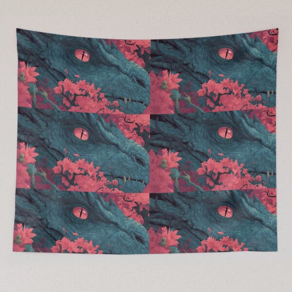Item preview, Dragon Pink magery Blending Nature Mythology Human Emotion designed and sold by ART ATTACK ZONE.