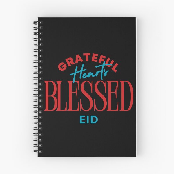 Item preview, Grateful Hearts Blessed Eid - Modern Festive Typography designed and sold by PACS0011.