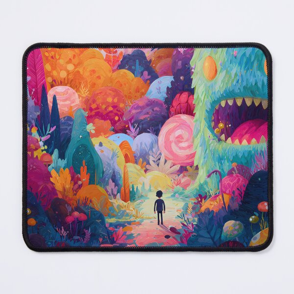 Item preview, Pop Monsters Imagery Blending Nature Mythology Human Emotion designed and sold by ART ATTACK ZONE.