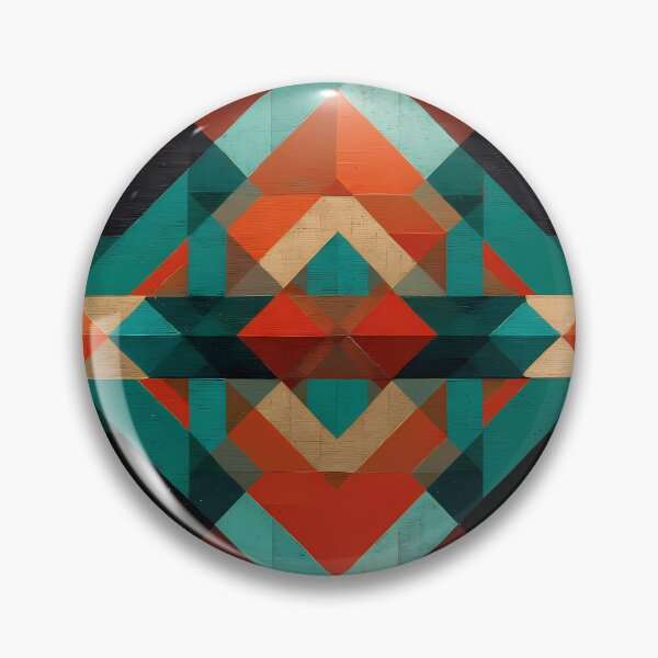 Item preview, Geometric Surreal Imagery Blending Nature Mythology Human Emotion designed and sold by ART ATTACK ZONE.