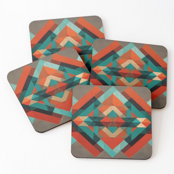 Item preview, Geometric Surreal Imagery Blending Nature Mythology Human Emotion designed and sold by ART ATTACK ZONE.