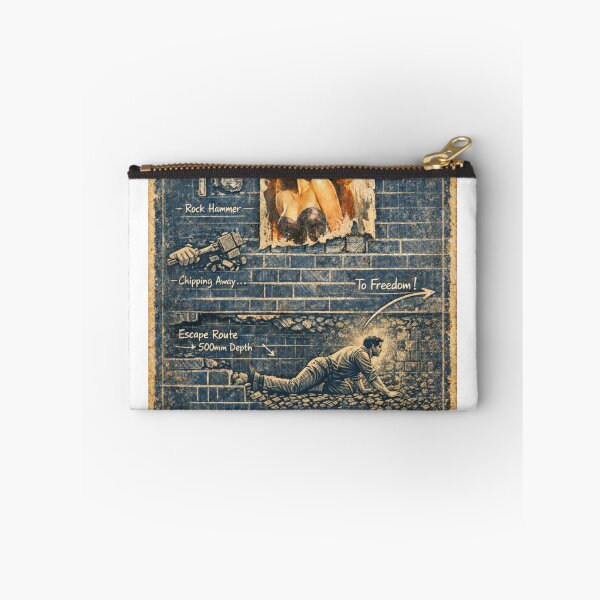 Item preview, Escape Blueprint – Hope, Patience & Persistence Vintage Prison Tunnel Design designed and sold by MovieBuffs3000.