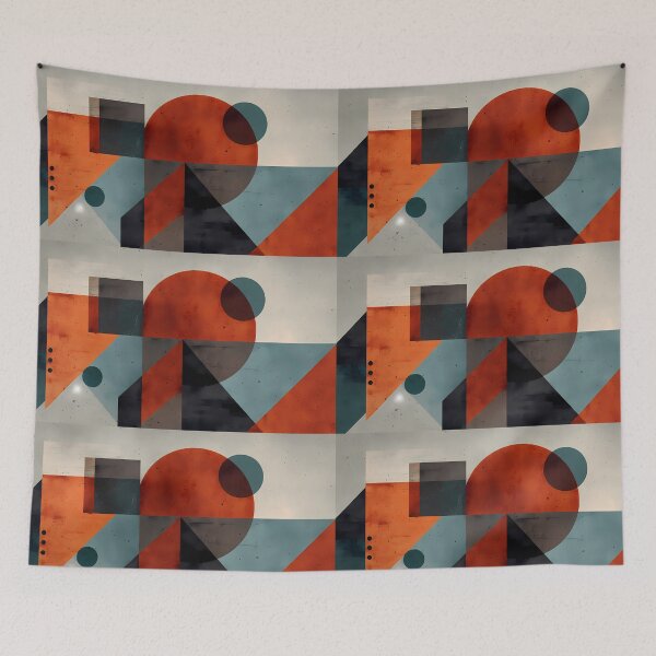 Item preview, Lines Circles Imagery Blending Nature Mythology Human Emotion designed and sold by ART ATTACK ZONE.