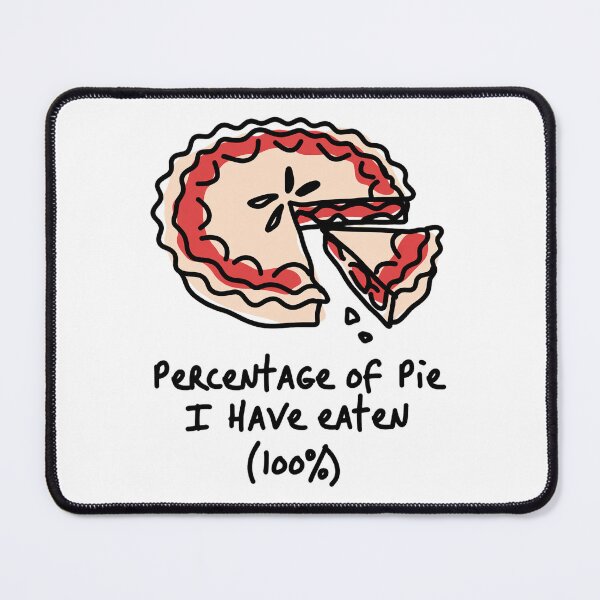 Item preview, Funny Pie Chart Joke designed and sold by SignumShop.