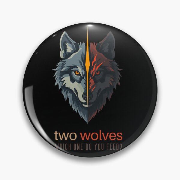 Item preview, TWO WOLVES in one designed and sold by ELdante.