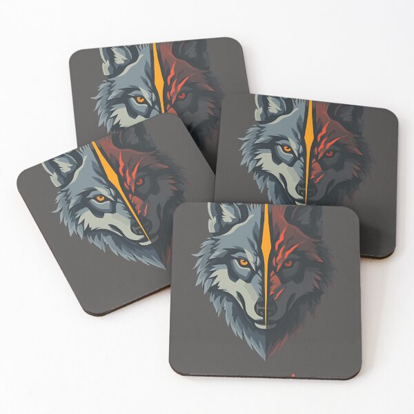 Item preview, TWO WOLVES in one designed and sold by ELdante.