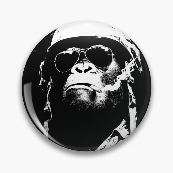 Item preview, Minimalist Military Ape designed and sold by Retro Type.