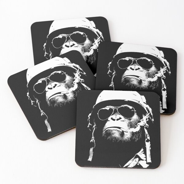 Item preview, Minimalist Military Ape designed and sold by Retro Type.