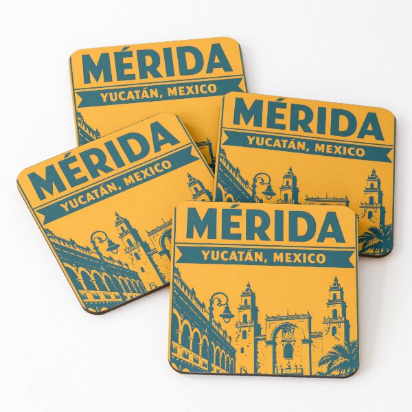Item preview, Mérida Yucatán, Mexico Vintage Travel Tourism Art designed and sold by TravelersGems.