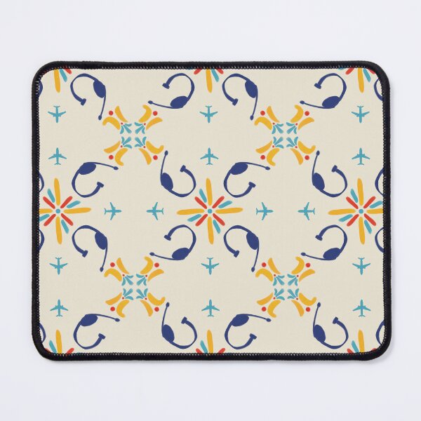 Item preview, Air Traffic Control Headset Portuguese Style Tile designed and sold by AdventuresOy.