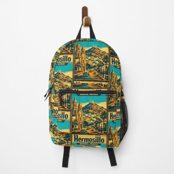 Item preview, Hermosillo Sonora, Mexico Vintage Travel Tourism Art designed and sold by TravelersGems.