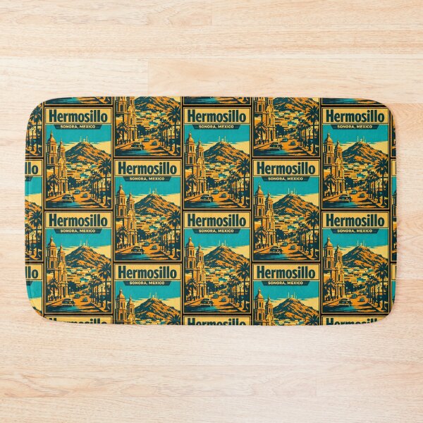 Item preview, Hermosillo Sonora, Mexico Vintage Travel Tourism Art designed and sold by TravelersGems.