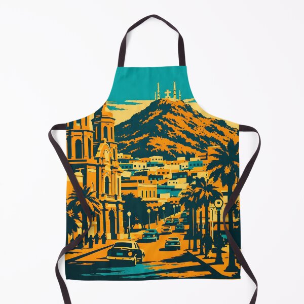 Item preview, Hermosillo Sonora, Mexico Vintage Travel Tourism Art designed and sold by TravelersGems.