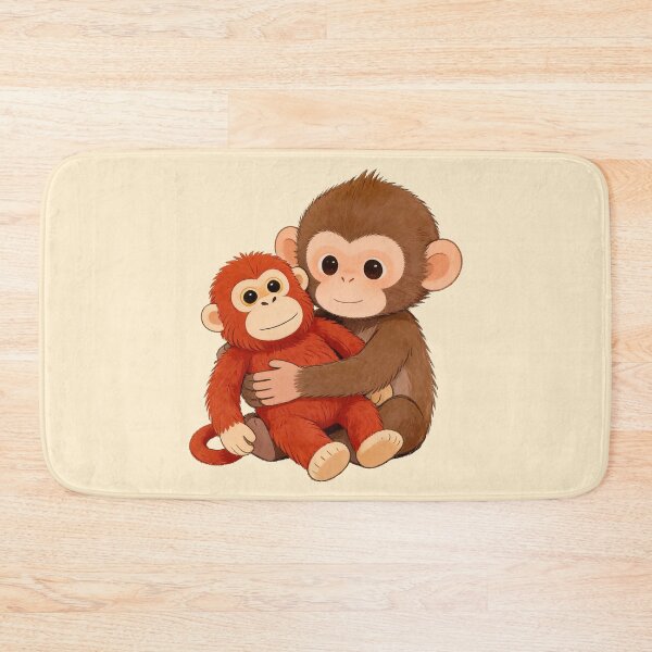 Item preview, PUNCH Monkey Cozy Primate Hug Illustration designed and sold by zzz888.