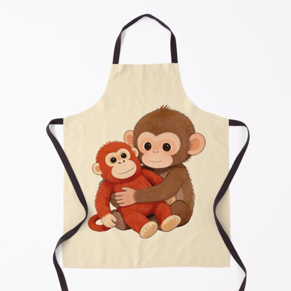 Item preview, PUNCH Monkey Cozy Primate Hug Illustration designed and sold by zzz888.