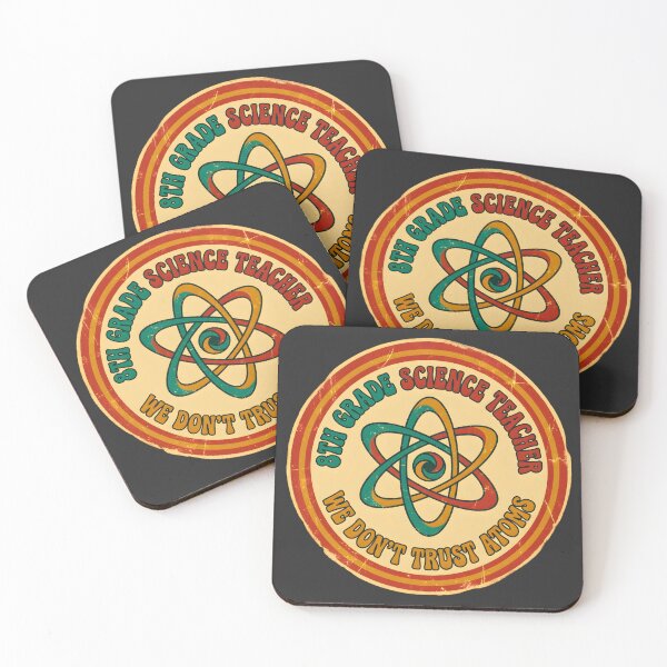 Item preview, 8th Grade Science Teacher – We Don’t Trust Atoms Funny Chemistry Badge Design designed and sold by Teeshart.