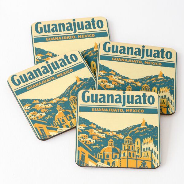 Item preview, Guanajuato, Mexico Vintage Travel Tourism Art designed and sold by TravelersGems.