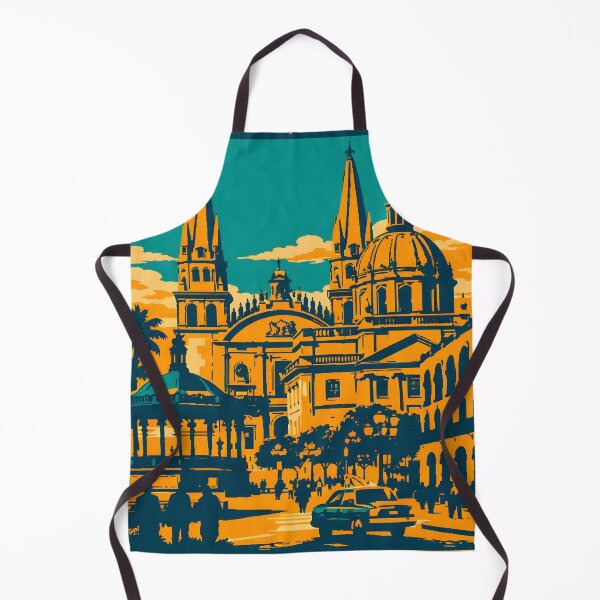 Item preview, Guadalajara Jalisco, Mexico Vintage Travel Tourism Art designed and sold by TravelersGems.