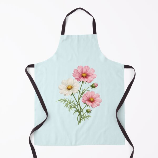 Item preview, Pink & White Cosmos Floral Illustration designed and sold by t-patterns.