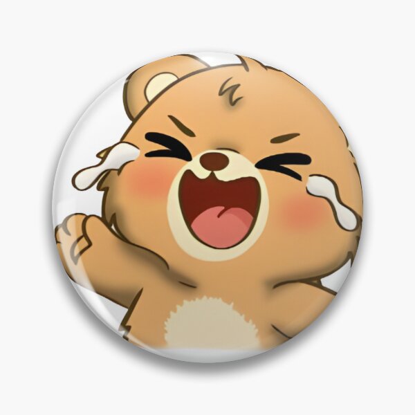 Item preview, Single Chibi Bear with Laughing Expression  designed and sold by Velvet702.