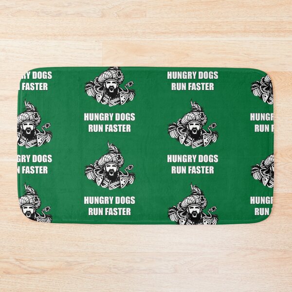 Item preview, Jason Kelce - Hungry Dogs Run Faster (Black/White) designed and sold by AboveAvgProduct.