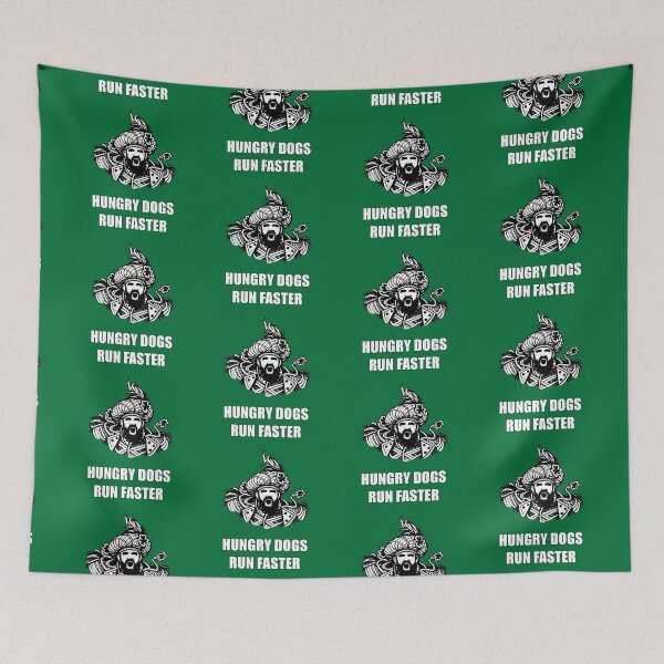 Item preview, Jason Kelce - Hungry Dogs Run Faster (Black/White) designed and sold by AboveAvgProduct.
