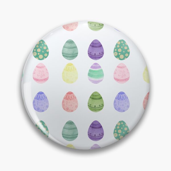 Item preview, Pastel Watercolor Easter Eggs Set designed and sold by Sagi Jane Art.