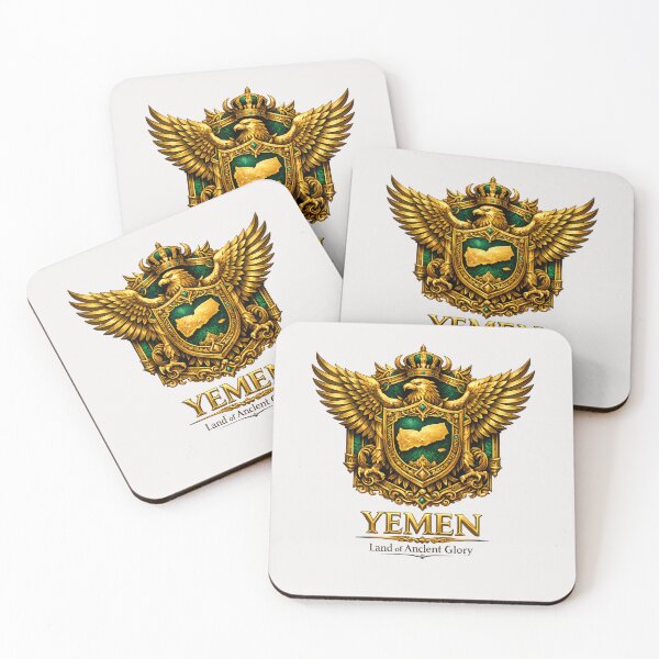 Item preview, Copy of Royal Yemen Emblem – Luxury Arabian Heritage Golden Eagle Design designed and sold by Culture Atlas .