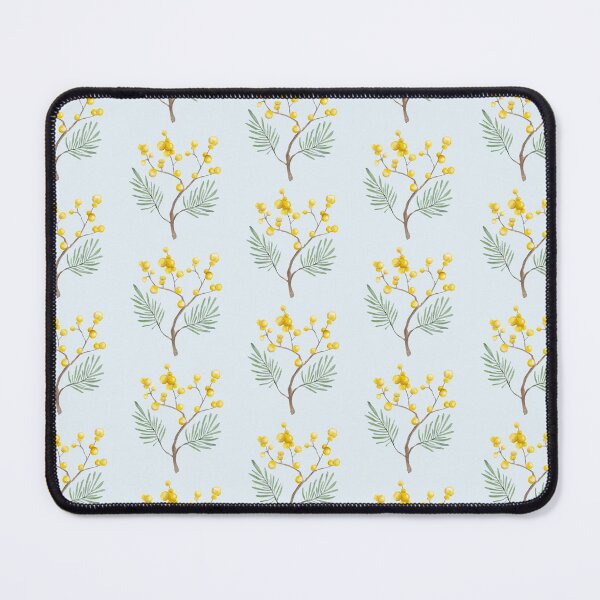 Item preview, Blooming Mimosa Watercolor Illustration designed and sold by Sagi Jane Art.