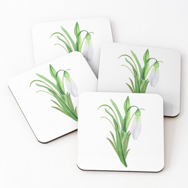 Item preview, Spring Snowdrop Botanical Illustration designed and sold by Sagi Jane Art.