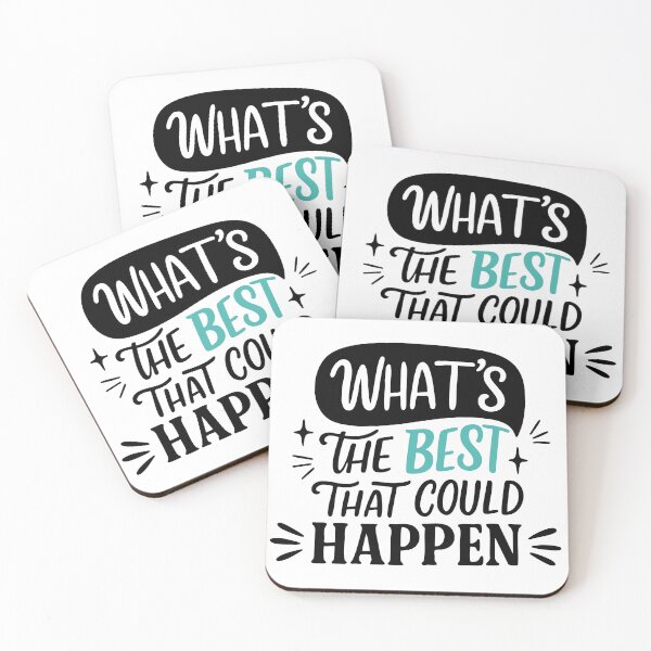 Item preview, Positive Thinking Quote - What's The Best That Could Happen Wall Art, Growth Mindset Poster, Positive Reframing Quote, Optimism Wall Art, Mental Health Design, Therapist Office Decor designed and sold by Apotheosis by Irie Meraki.