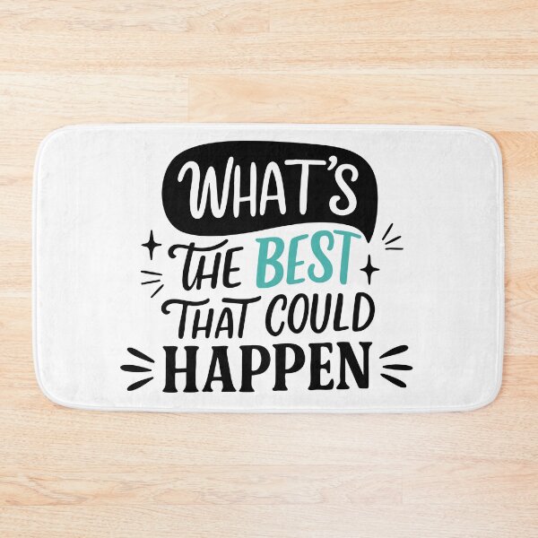 Item preview, Positive Thinking Quote - What's The Best That Could Happen Wall Art, Growth Mindset Poster, Positive Reframing Quote, Optimism Wall Art, Mental Health Design, Therapist Office Decor designed and sold by Apotheosis by Irie Meraki.