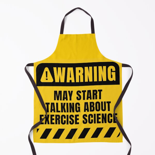 Item preview, Exercise Science Warning Sign designed and sold by MaryAller.