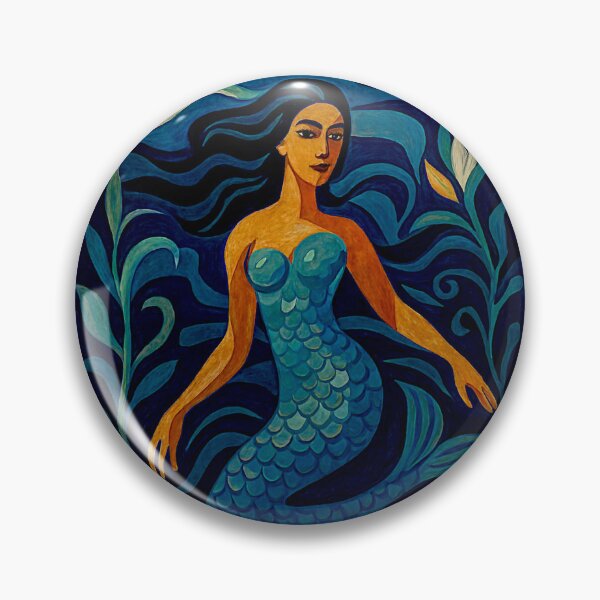 Item preview, Iara BrazilianEnchantress – Surreal Aquatic Fantasy Art #1 designed and sold by Helios Be. Lavsh.