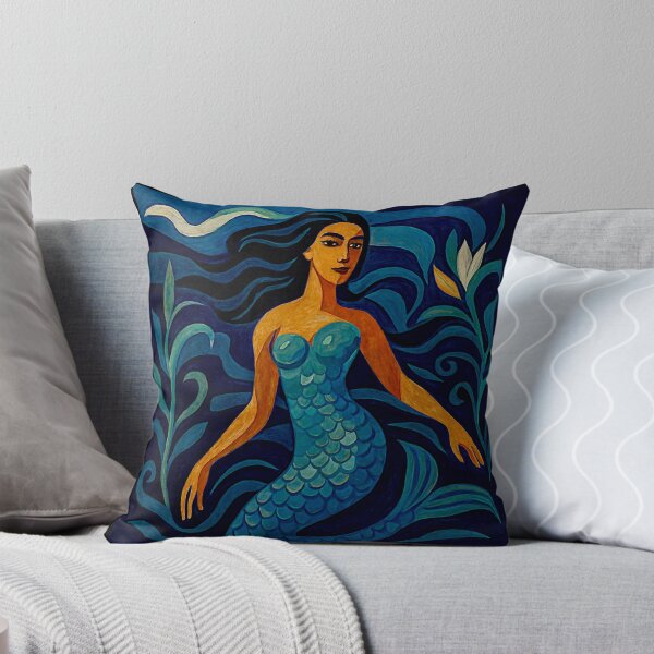 Item preview, Iara BrazilianEnchantress – Surreal Aquatic Fantasy Art #1 designed and sold by Helios Be. Lavsh.