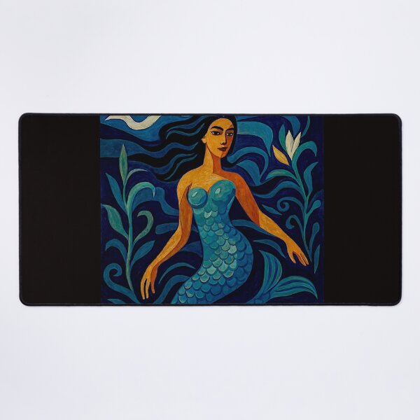 Item preview, Iara BrazilianEnchantress – Surreal Aquatic Fantasy Art #1 designed and sold by Helios Be. Lavsh.